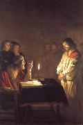 Gerrit van Honthorst Christ Before the High Priest oil painting reproduction